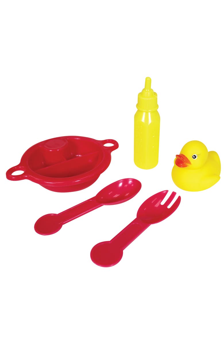 Lissi 11 Inch Bath Baby Doll Set, Pink Purple Unicorn Outfit & Hat, Accessories, Alternate, color, Multicolored