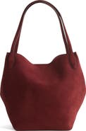 Madewell The Shopper Tote in Soft Grain Suede