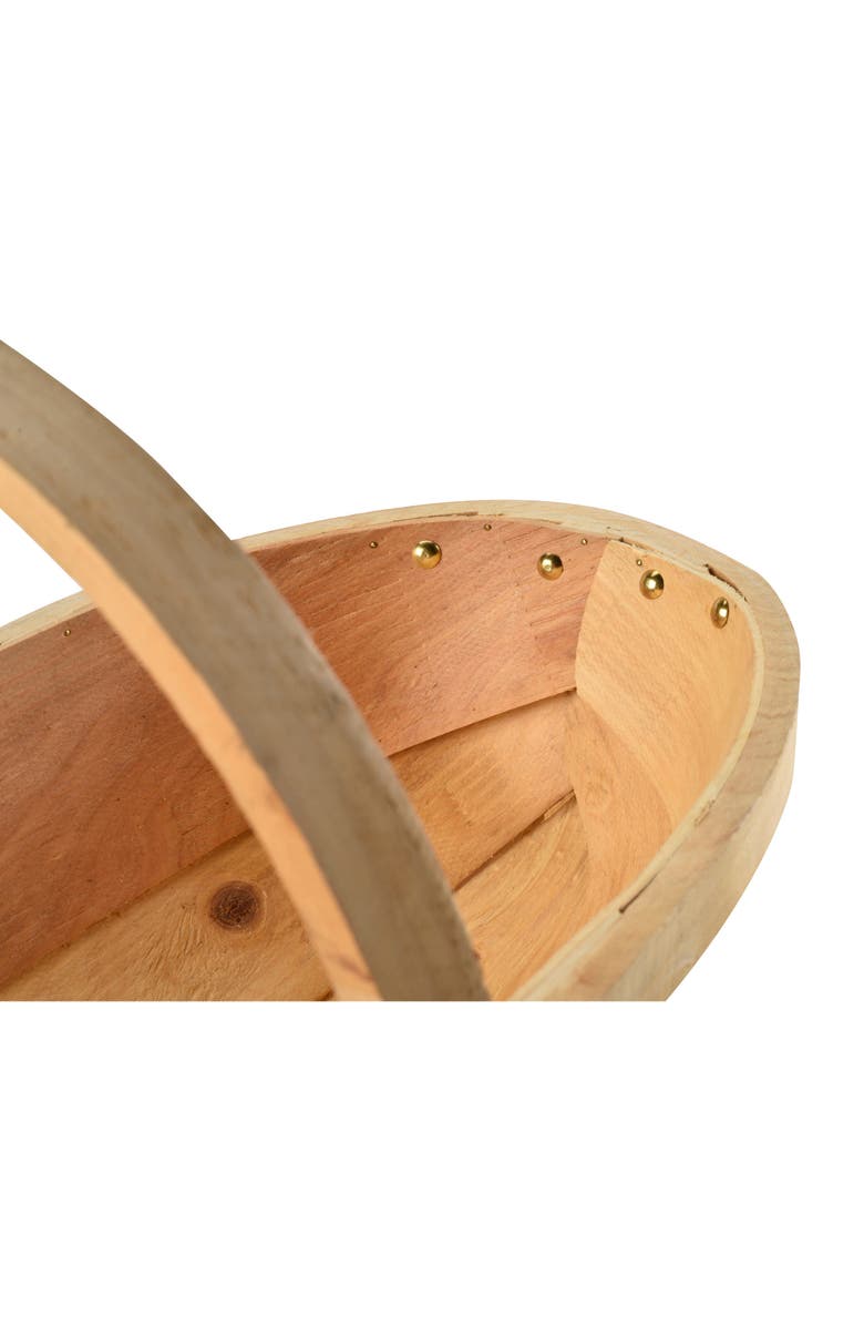 Burgon & Ball Natural Wooden Trug, Alternate, color, Natural - Medium