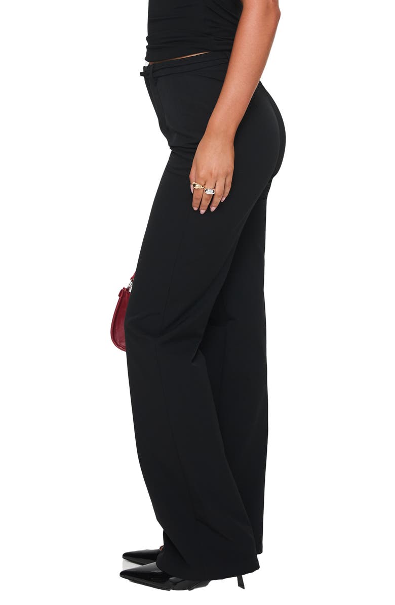 Princess Polly Flounce Belted Flare Pants, Alternate, color, 