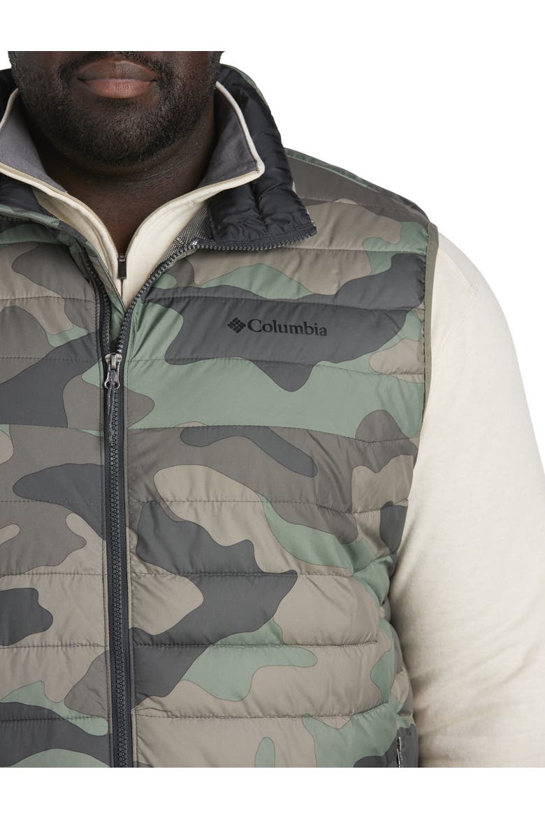 Big & Tall Powder Lite Quilted Vest, Alternate, color, GREEN