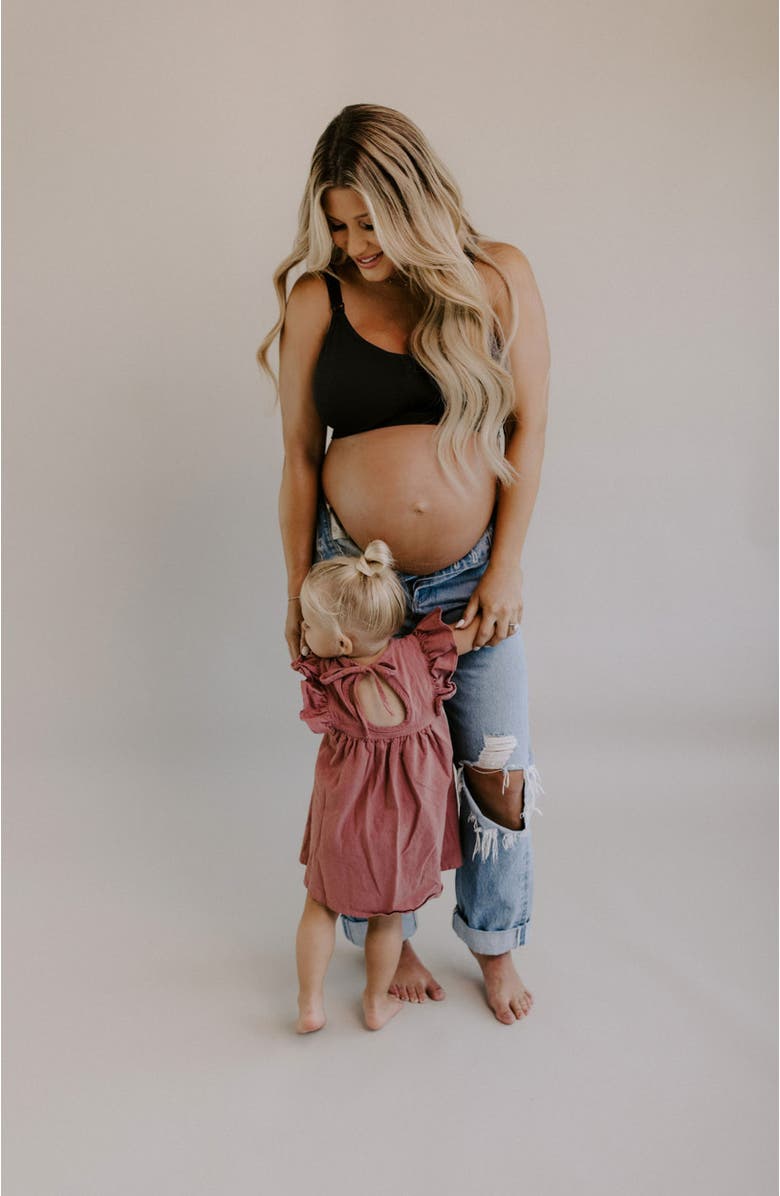 Blush & Bashful Blush Bra, Alternate, color, Black