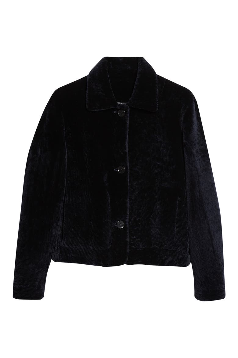 Genuine Emy Merino Shearling Jacket, Alternate, color, NIGHT