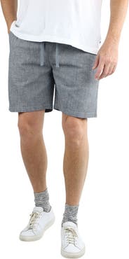 JACHS Stretch Chambray Pull-On Shorts