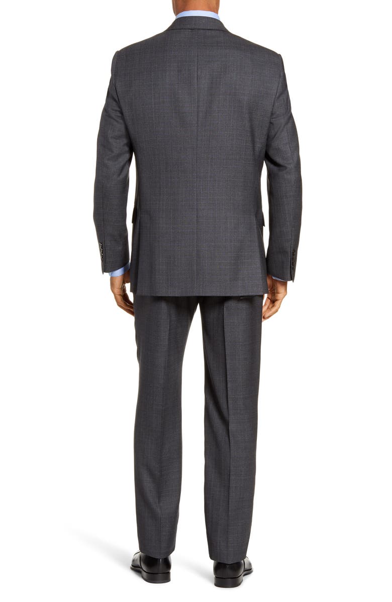 Hart Schaffner Marx Classic Fit Plaid Wool Suit, Alternate, color, 