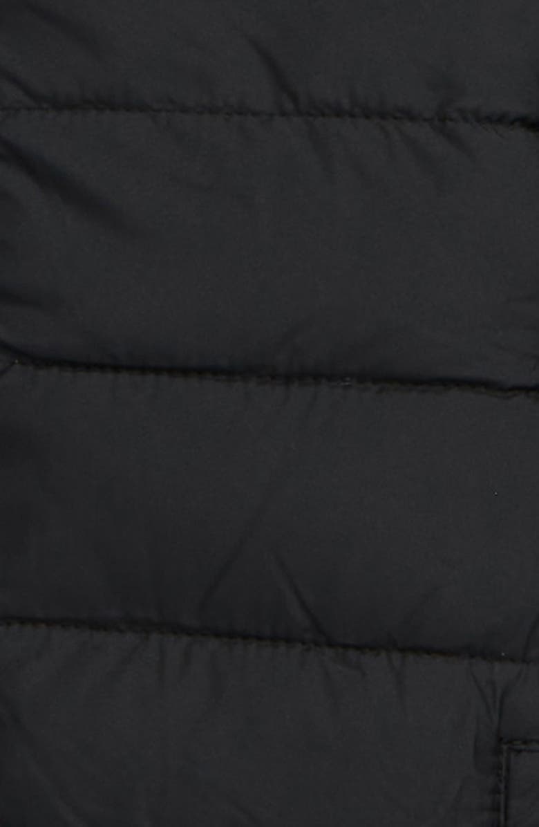 Save The Duck Derik Mixed Media Puffer Jacket, Alternate, color, Black