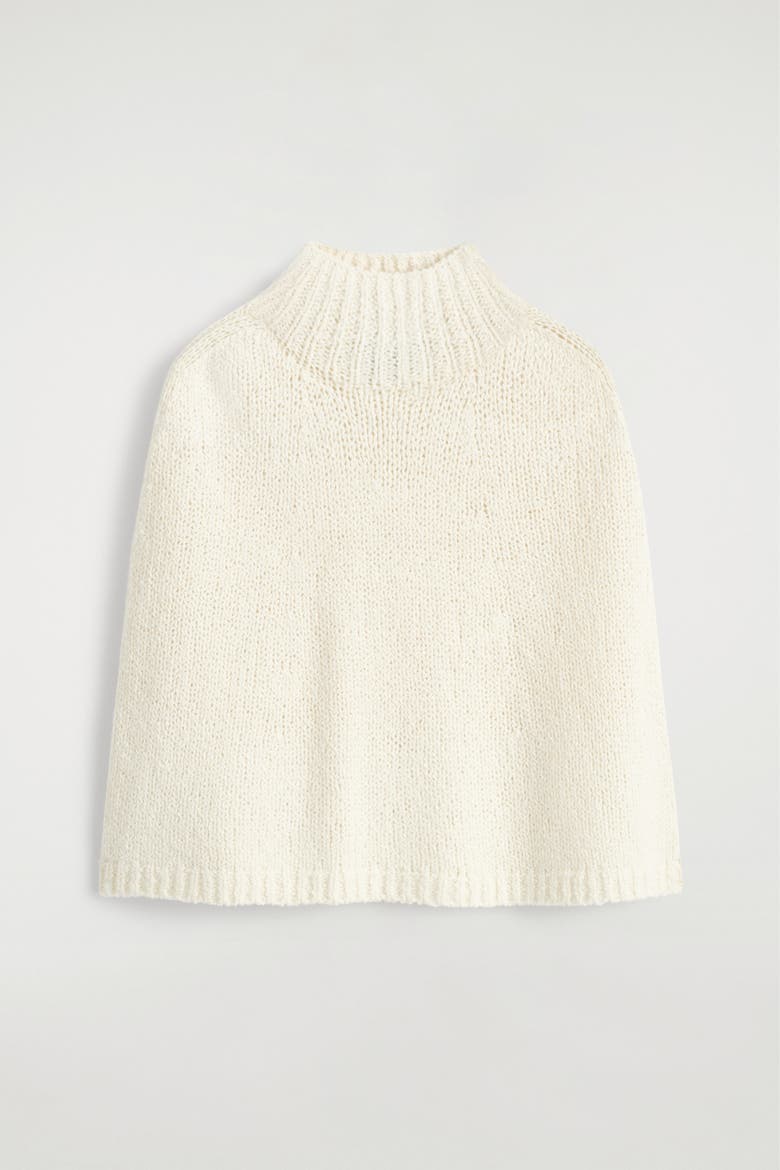 Merino-cashmere Cape, Alternate, color, CREAM
