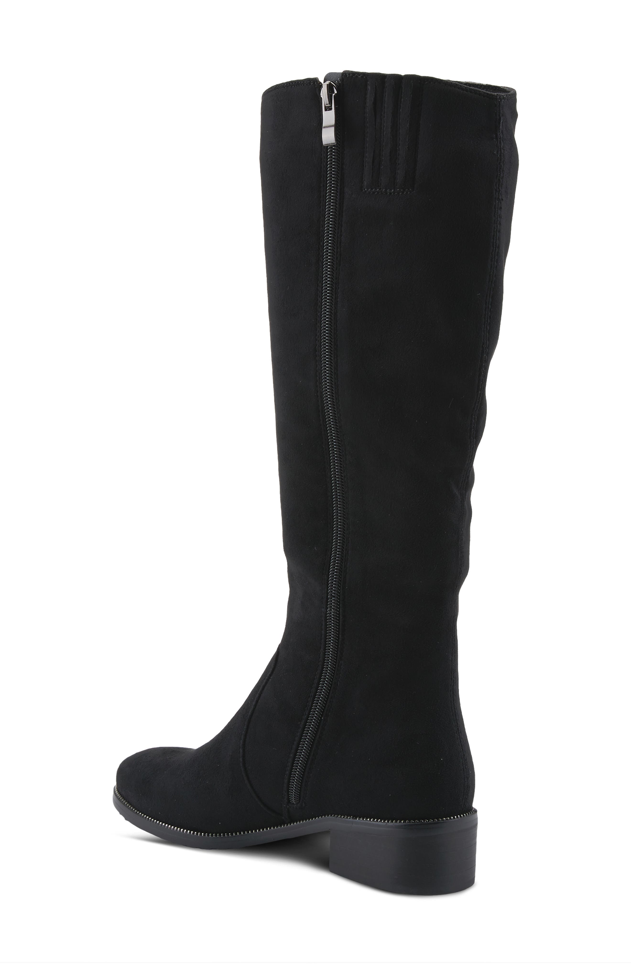 AZURA BY SPRING STEP Blackenbury Knee High Boot, Alternate, color, Black