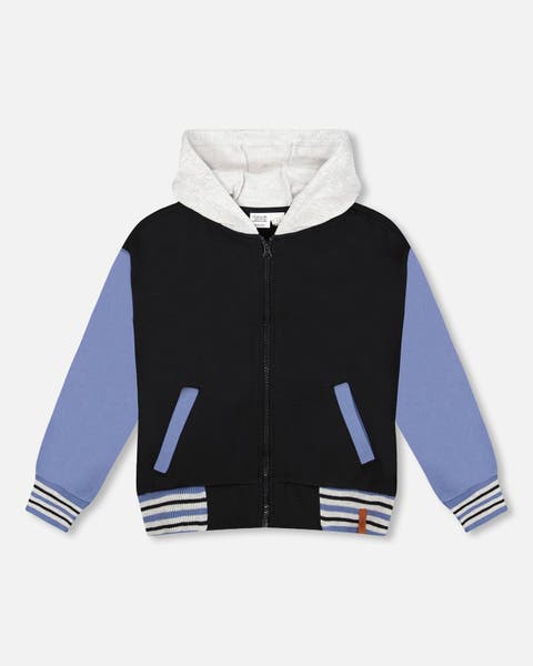 Full Zip Hooded Fleece Jacket Varsity (Toddler, Little Kid & Big Kid)