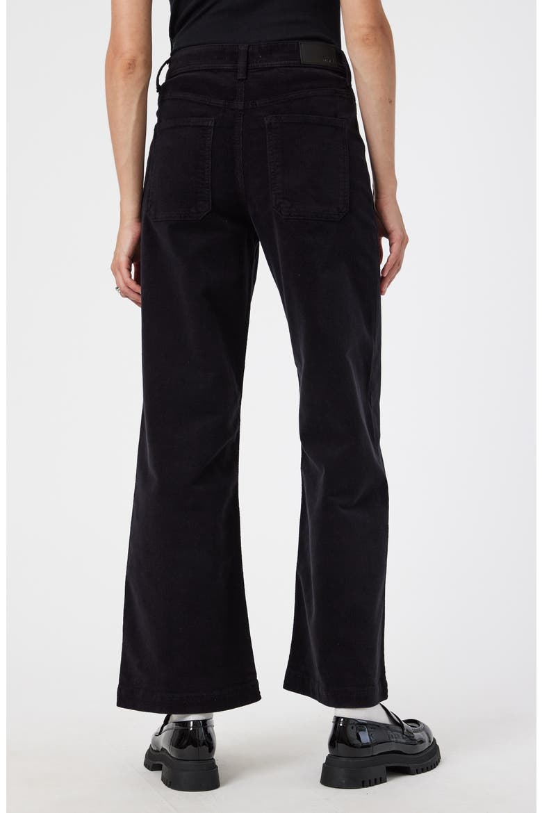 Paloma Marine High Waist Wide Leg Corduroy Pants, Alternate, color, BLACK CORD