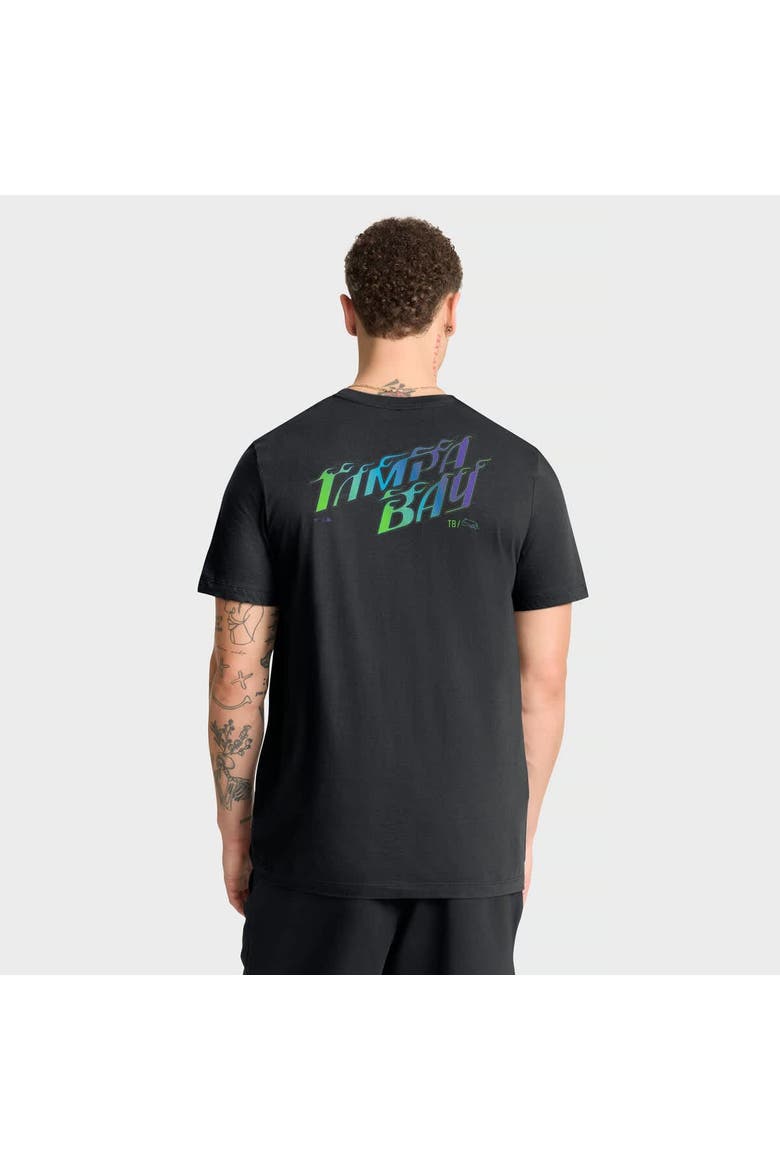 Men's Nike Black Tampa Bay Rays City Connect 2-Hit T-Shirt, Alternate, color, Black