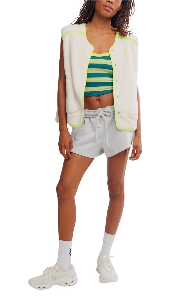 Free People FP Movement Mountain High Water Resistant Vest, Alternate, color, Ivory