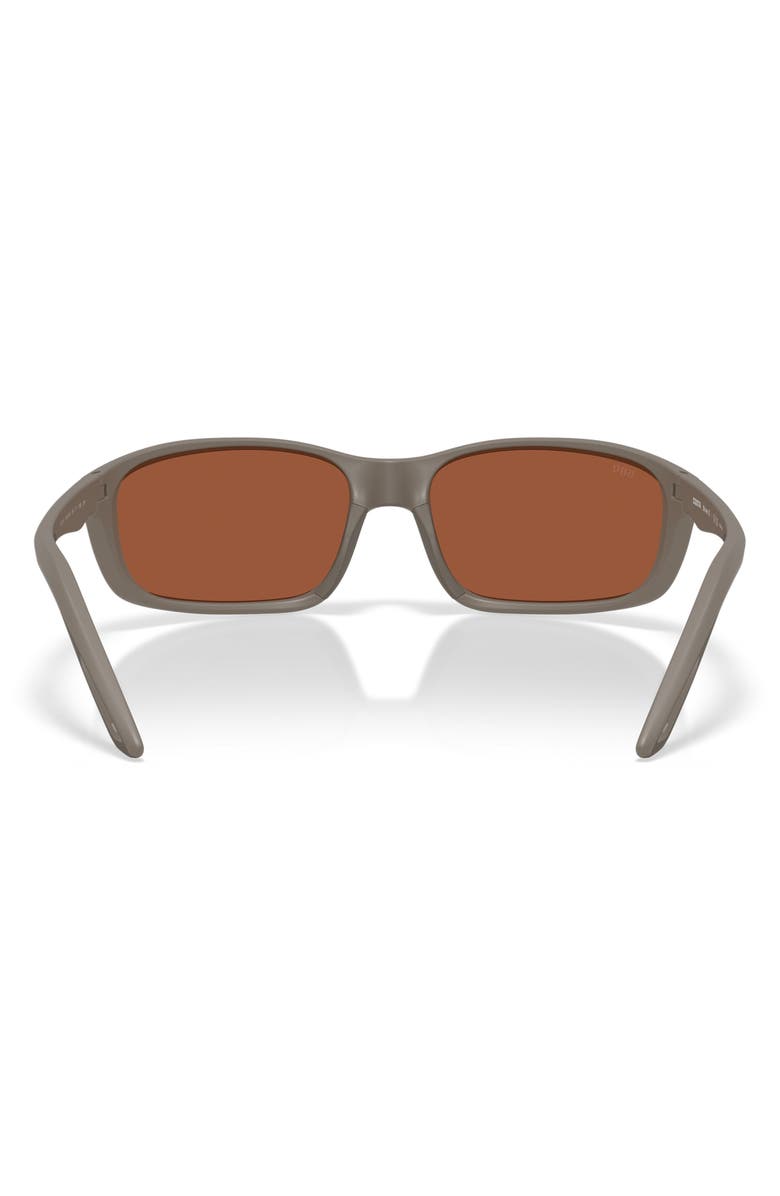 Costa Del Mar Brine II 59mm Sunglasses, Alternate, color, Matte Olive Shale / Green