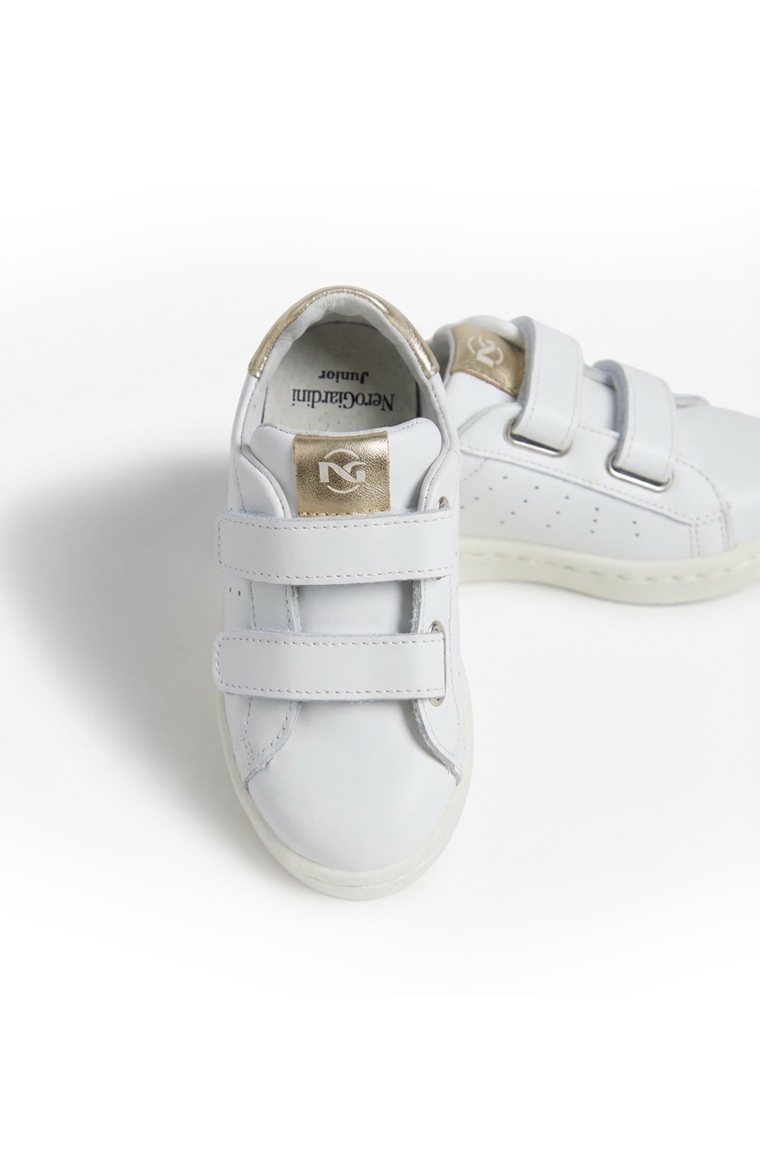 NeroGiardini Kids' Low Top Sneaker, Alternate, color, White