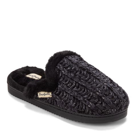 Paris Chenille Shaped Tab Scuff Slipper (Women)