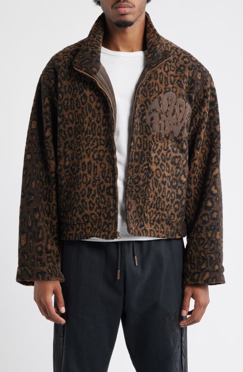 Cheetah High Pile Fleece Jacket