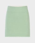 Really Wild Clothing Gabrielle Wool Boucle Skirt
