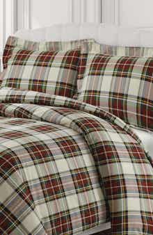 AZORES HOME Charleston Cotton Flannel Duvet Set