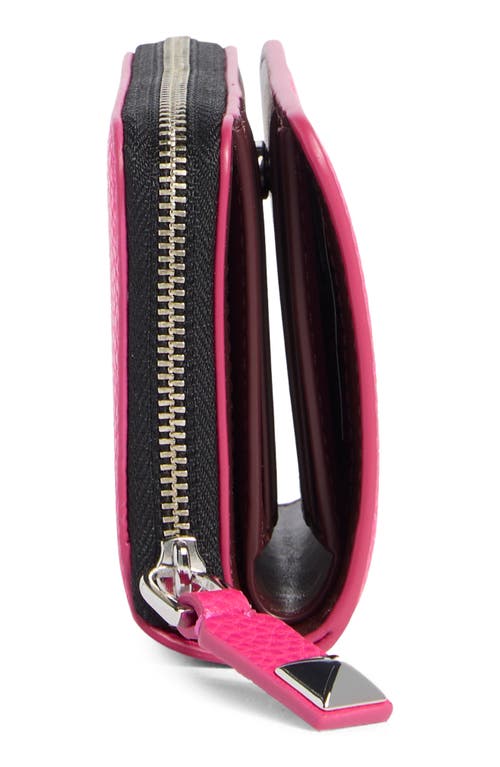 Marc Jacobs Mini Compact Zip Wallet In Pink