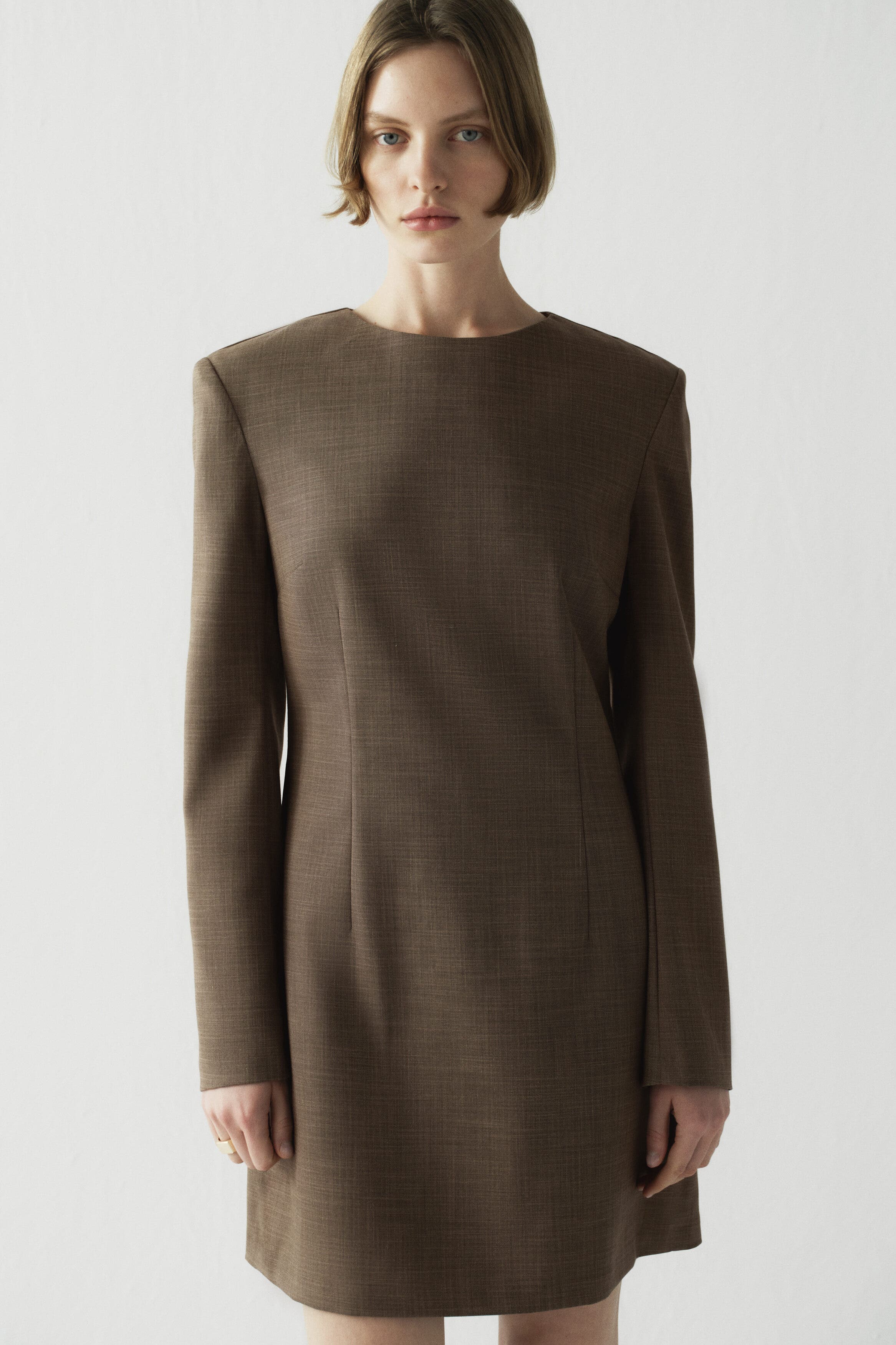 Shoulder-pad Dress - image 2