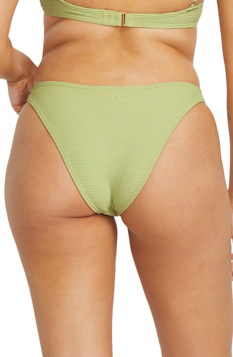 Billabong Tanlines Hike BIkini Bottoms, Alternate, color, Avocado