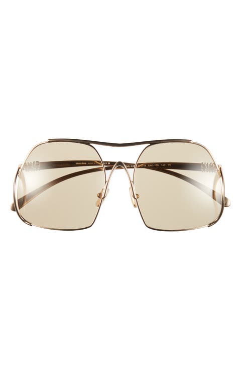 57mm Square Sunglasses