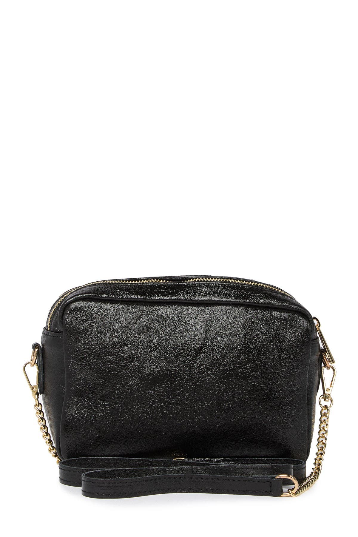 MAISON HERITAGE Elyn Double Zip Leather Crossbody Bag, Alternate, color, 