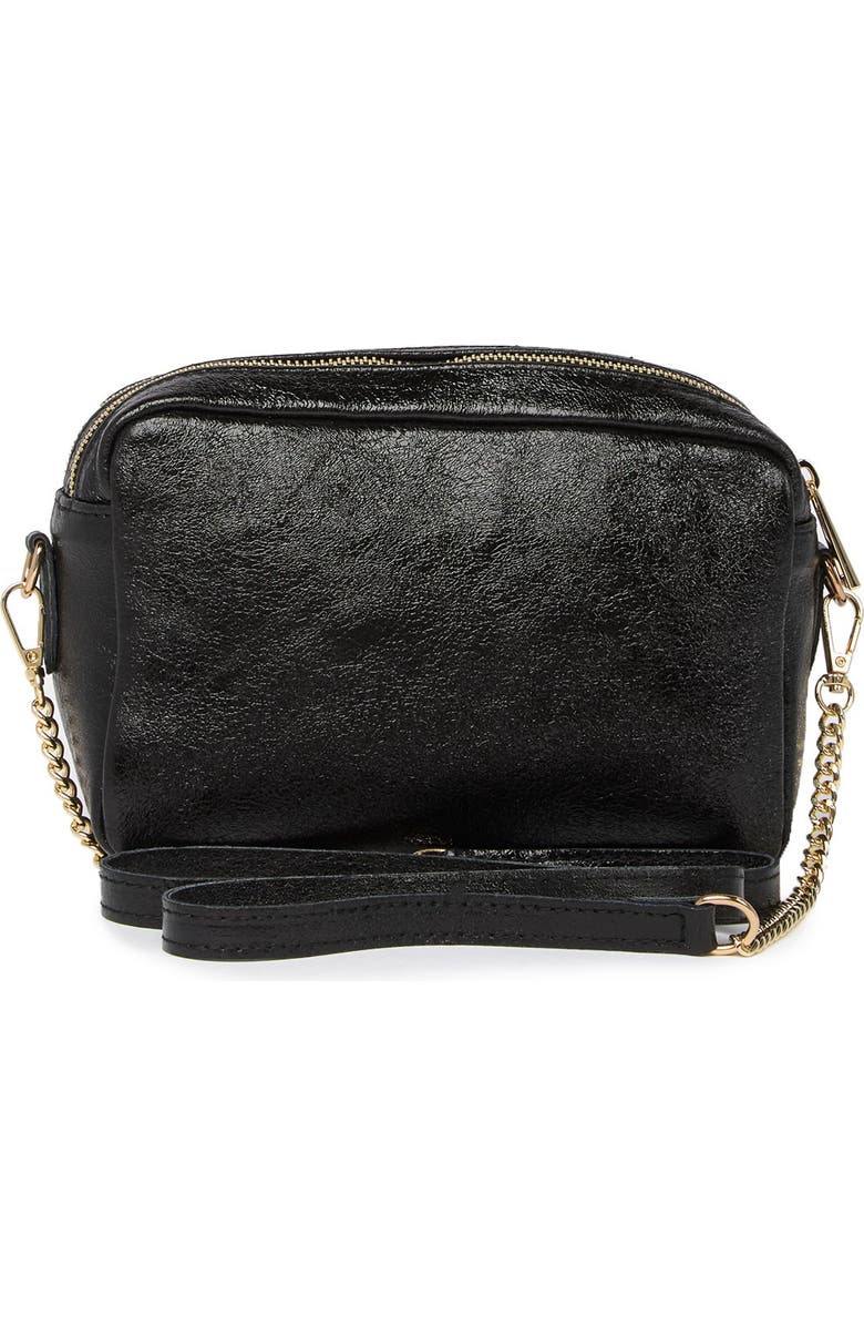 MAISON HERITAGE Elyn Double Zip Leather Crossbody Bag, Alternate, color,