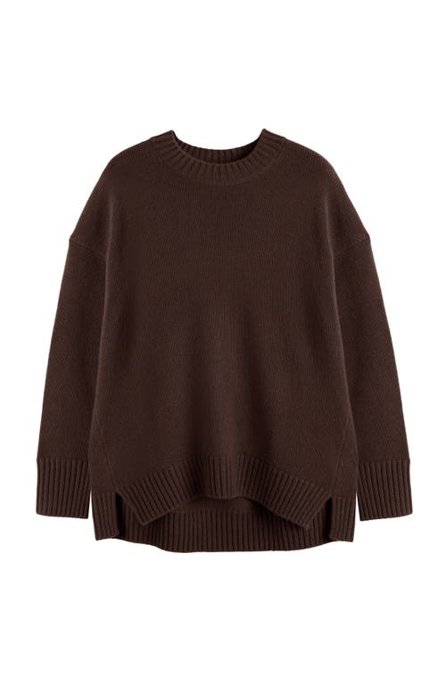 Chinti & Parker Pure Cashmere Crew Neck Sweater In Brown