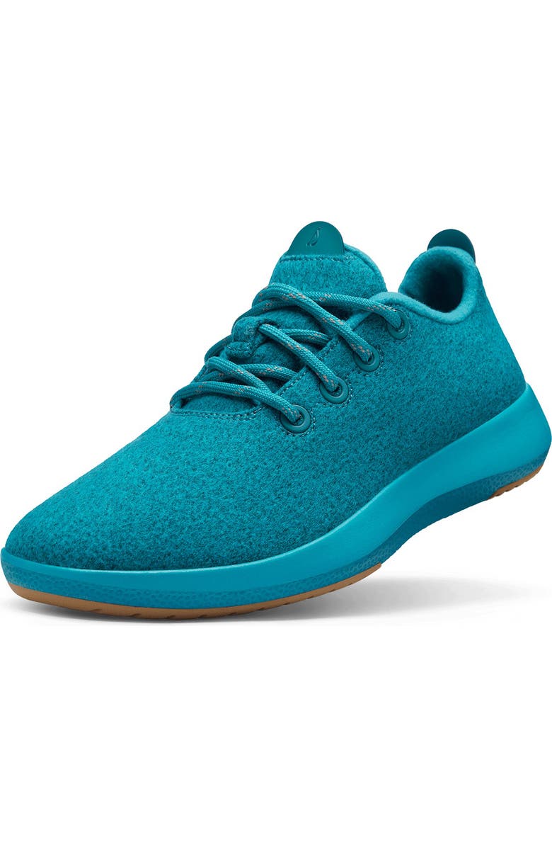 Allbirds Wool Runner Mizzle Sneaker, Main, color, Thrive Teal/ Rugged Khaki