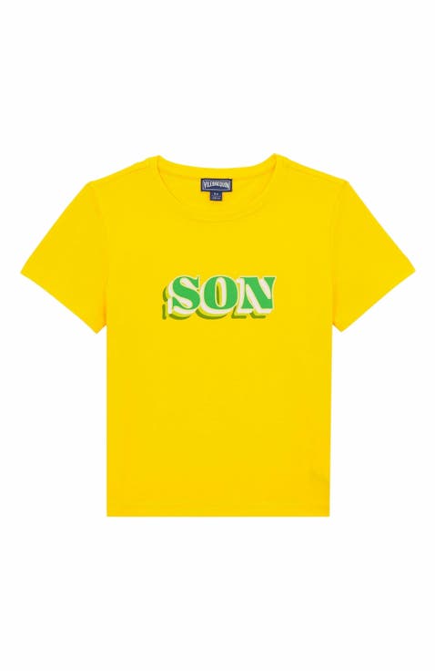 Kids' Dad and Son Cotton T-Shirt