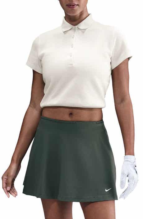 Nike Crop Cotton Blend Golf Polo