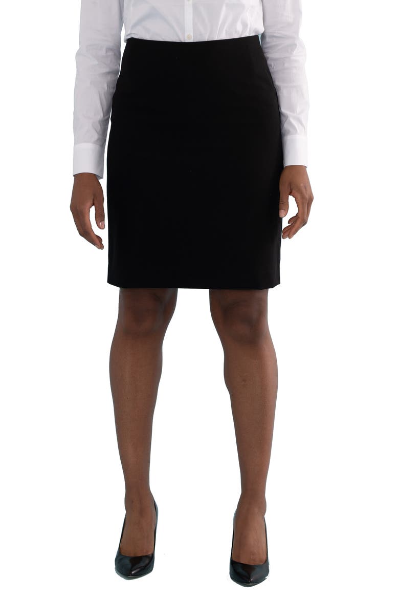 Suite Pencil Skirt, Main, color, BLACK