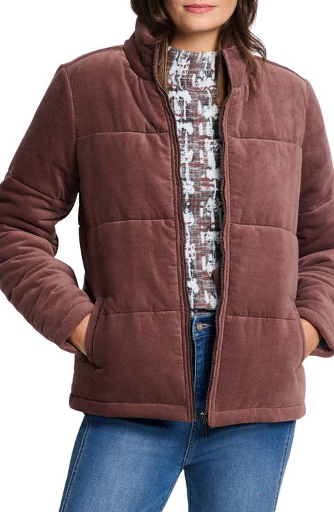 Velvet Puffer Jacket