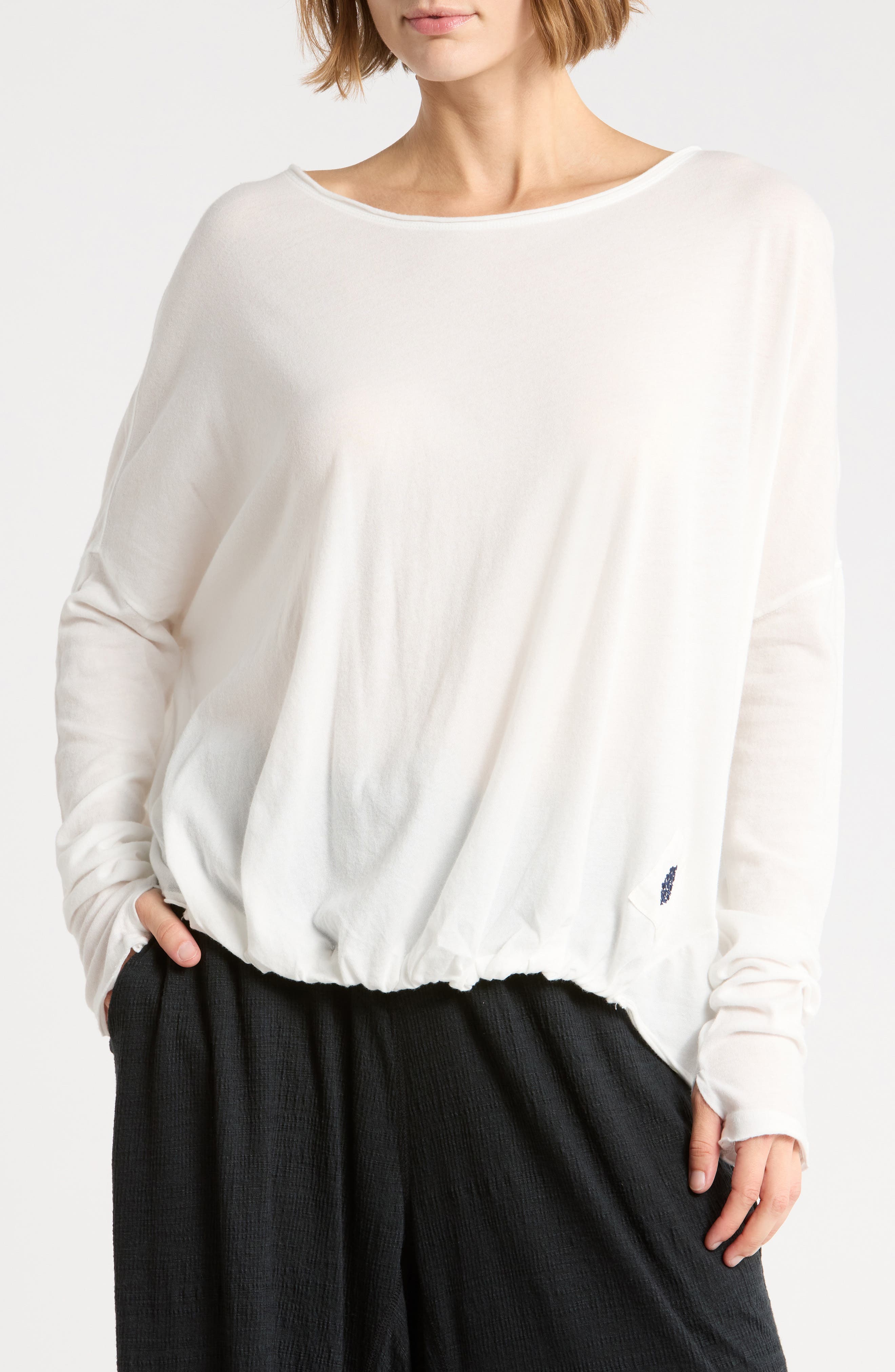 Sheer Bliss High-Low Top