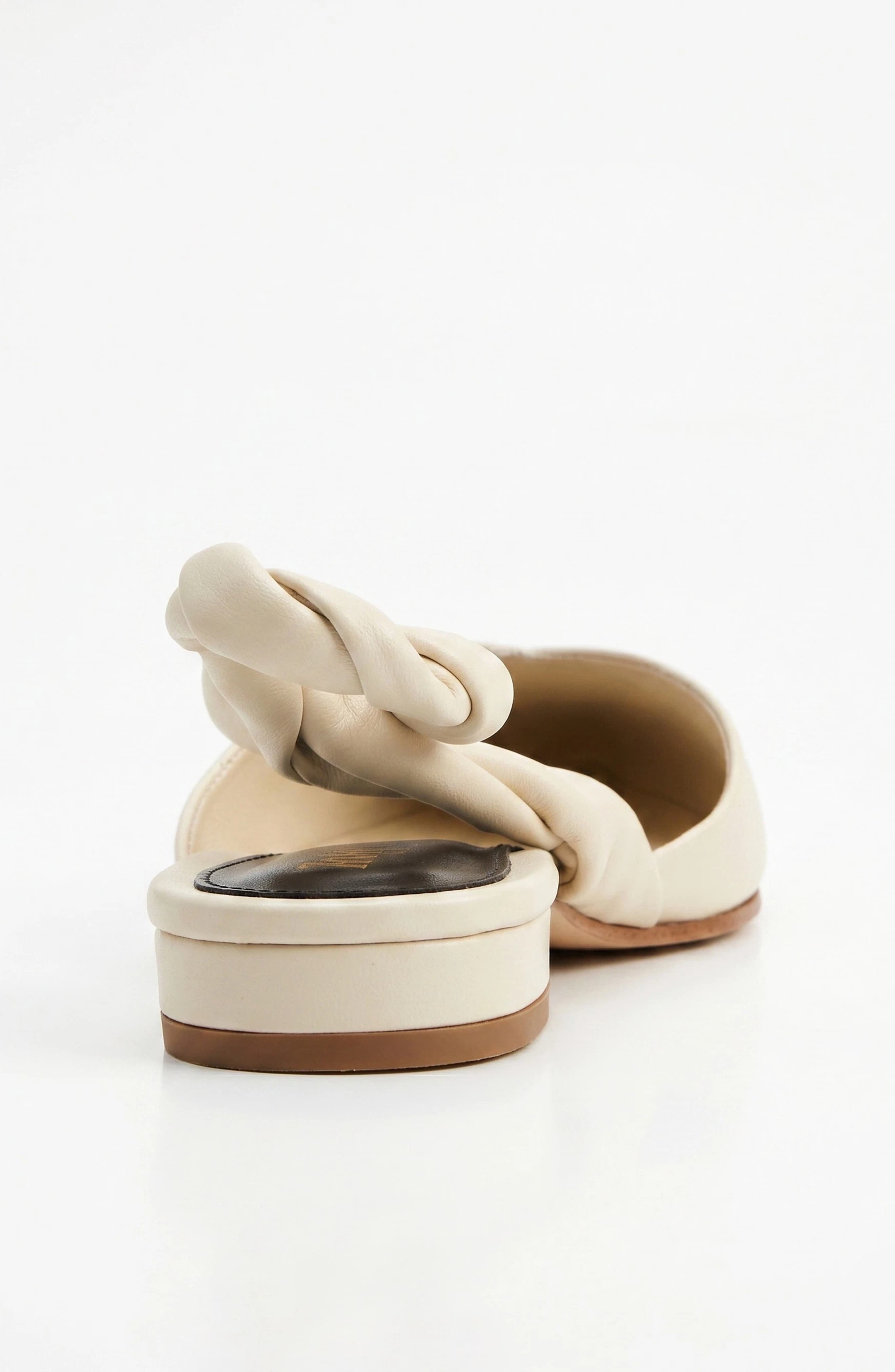 Bróg Sinead Pointed Slingback Mule Latte Cream, Alternate, color, Latte Cream