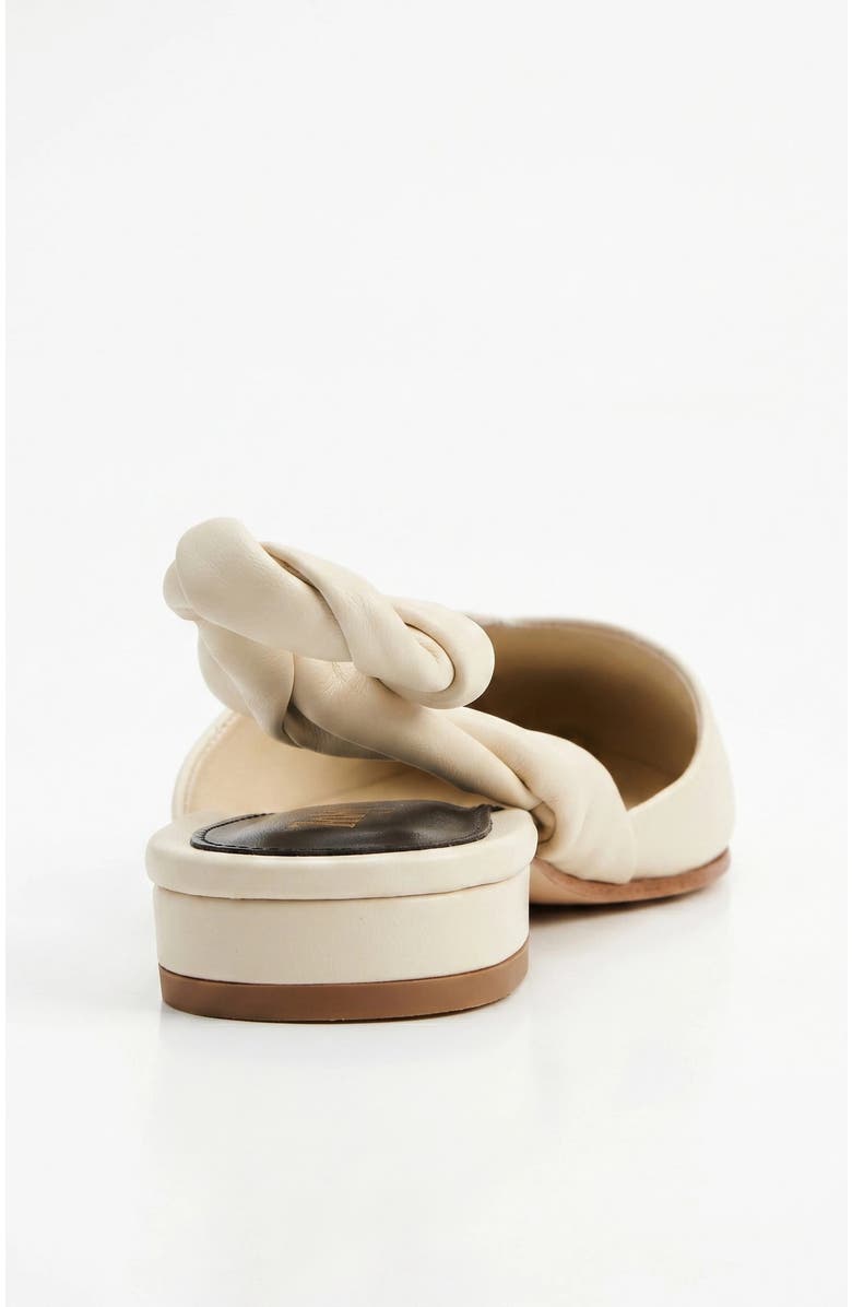 Bróg Sinead Pointed Slingback Mule Latte Cream, Alternate, color, Latte Cream