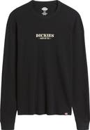 Dickies Embroidered Logo Long Sleeve Cotton Waffle T-Shirt