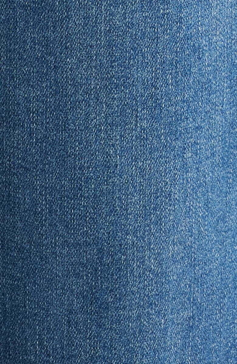 Wit & Wisdom Patch Pocket High Waist Wide Leg Jeans, Alternate, color, Blue