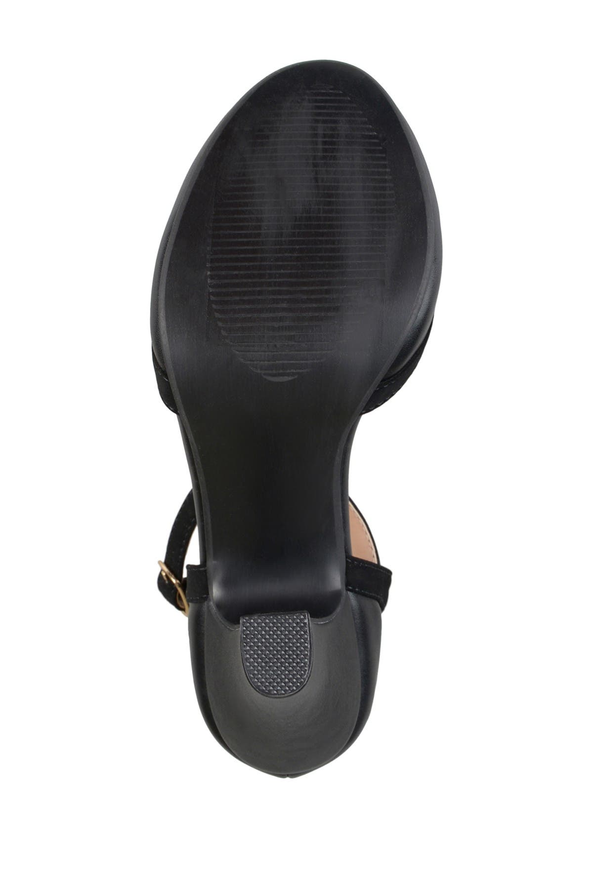 Journee Collection Olina T-Strap Pump - Narrow Width, Alternate, color, Black