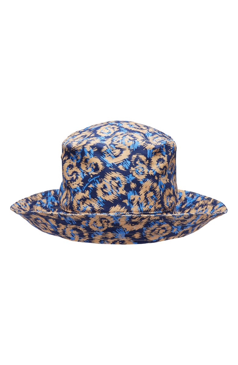 FERRAGAMO Tie Detail Bucket Hat, Alternate, color, 