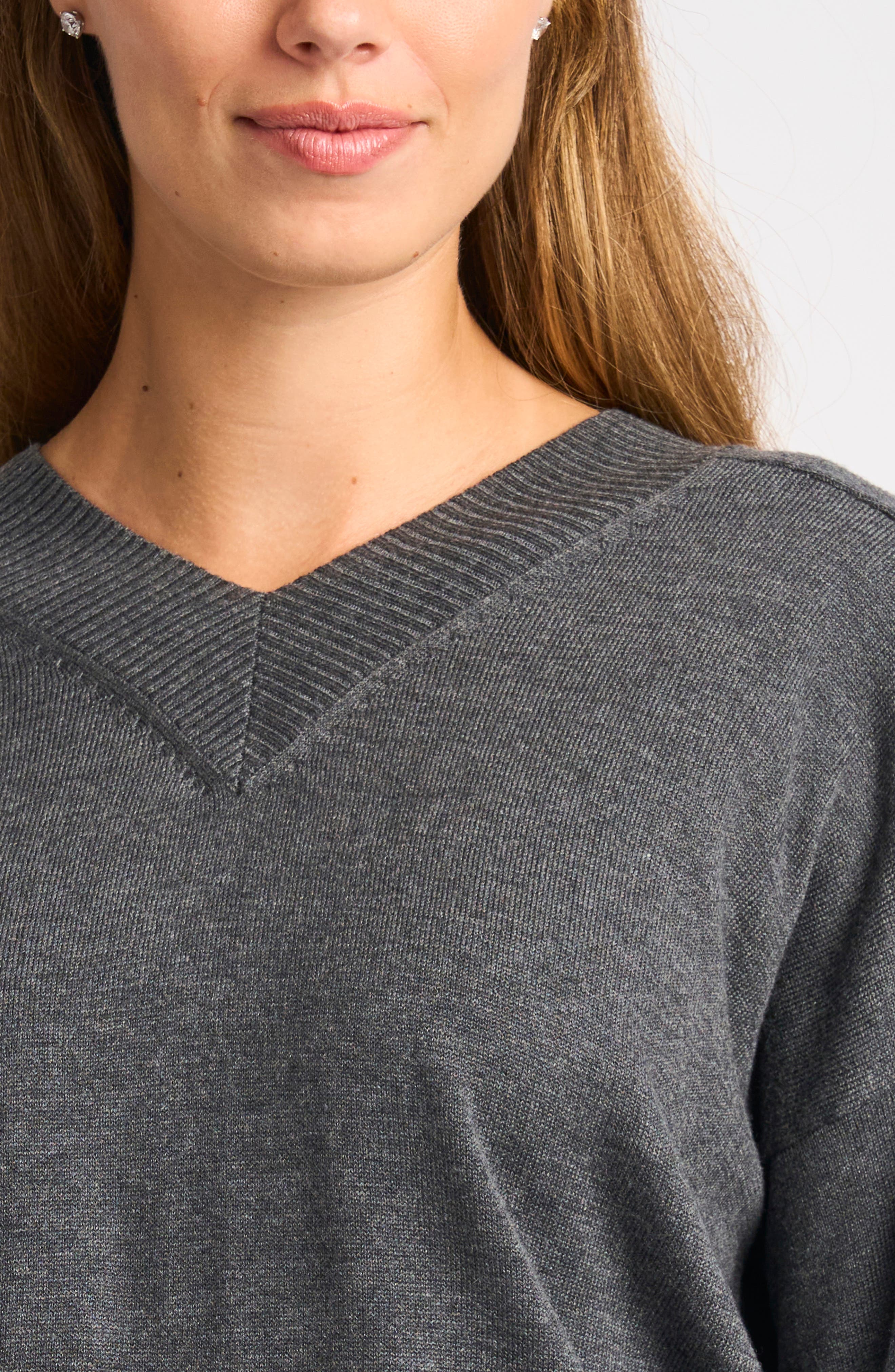 Halogen® V-Neck Sweater (Women) | Nordstrom