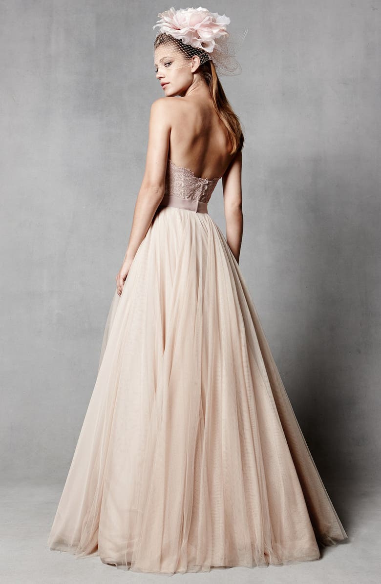 Watters Ahsan Tulle Skirt, Alternate, color, 