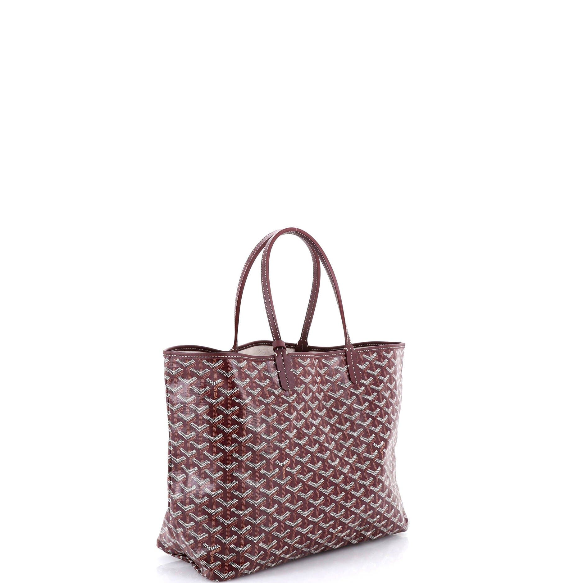Pre-Owned Goyard Saint Louis Tote Coated Canvas PM, Alternate, color, Purple