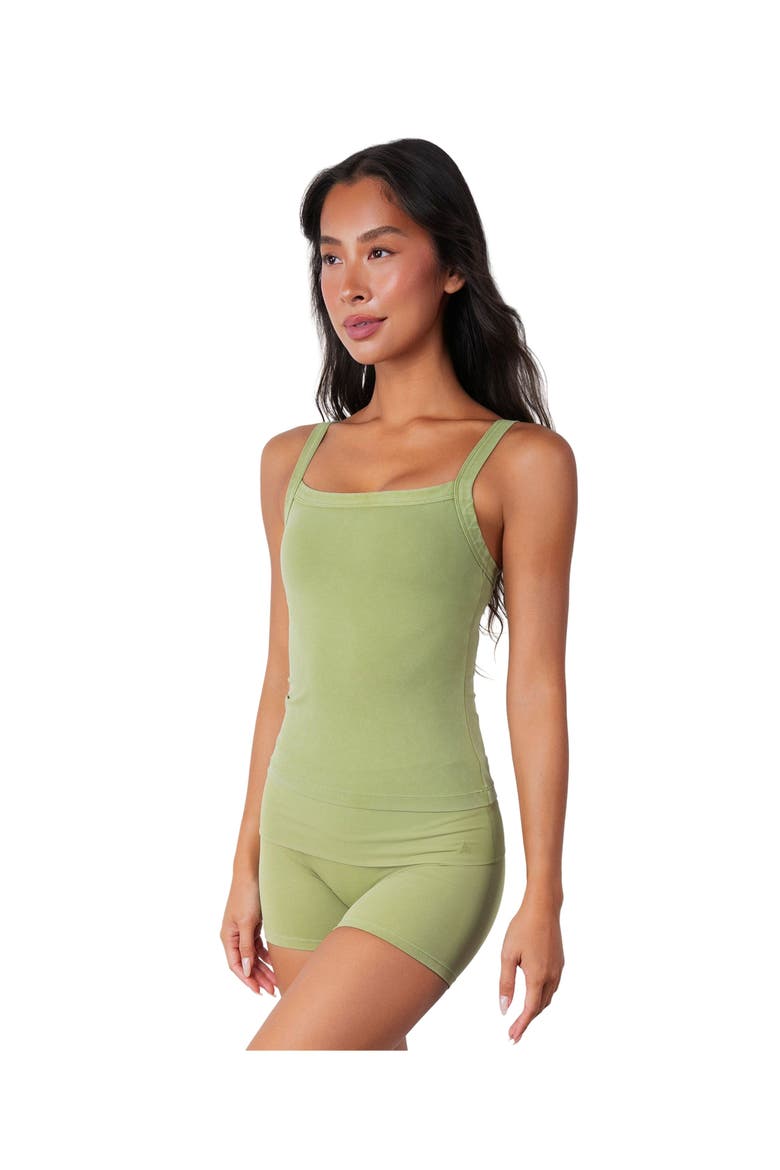 Cloud II Square Tank, Alternate, color, Palm Leaf Washed