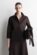 COS Embroidered Cotton Shirt