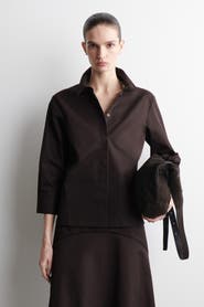 COS Embroidered Cotton Shirt