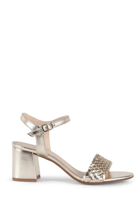 Mia Leather Block Heel Sandal (Women)