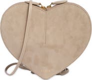 Alaïa Le Coeur Suede Crossbody Bag