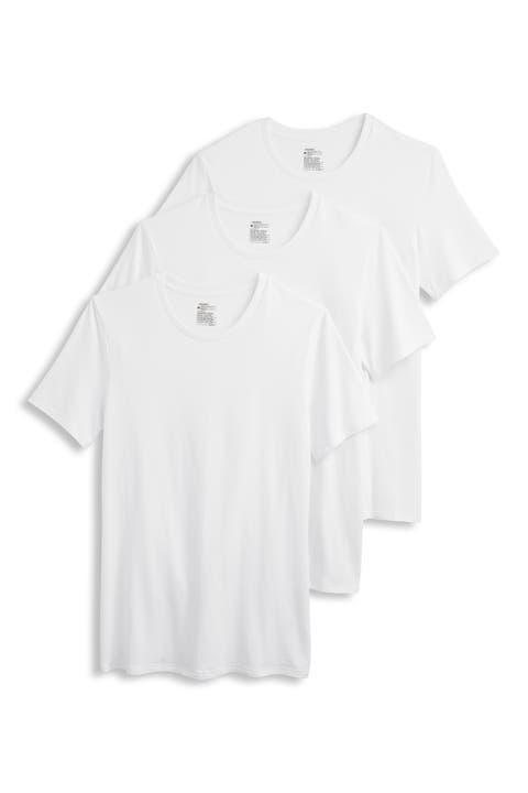 Men's Smooth Fit Cotton Stretch Crew Neck Undershirt - 3 Pack